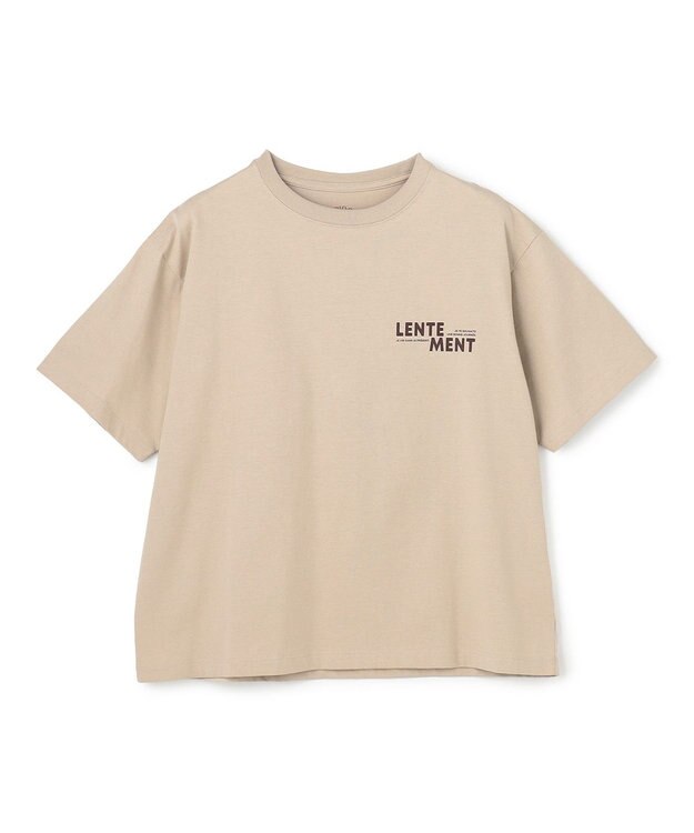 UNFILO CLEAN-Tee ベージュ/アート