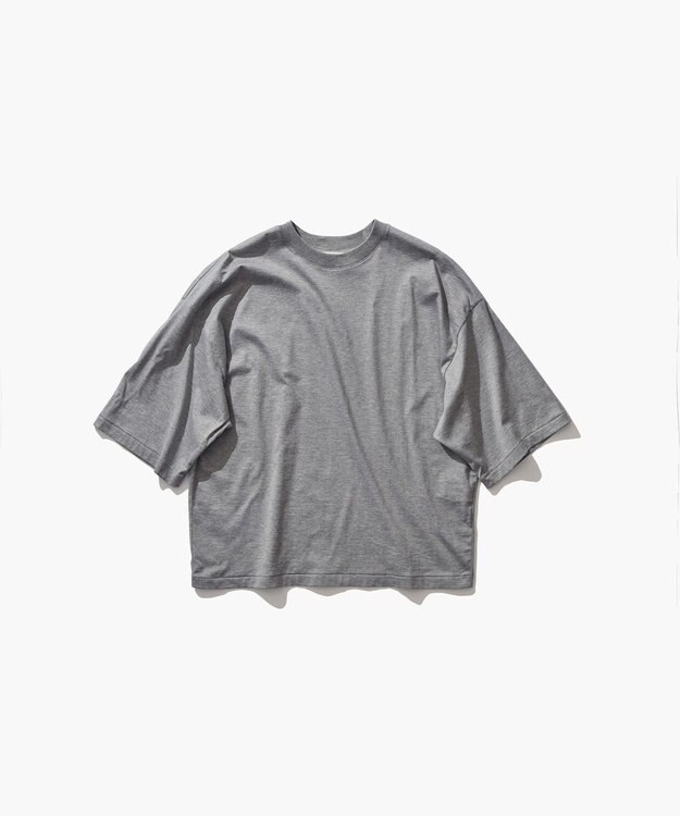 ATON 【26FW】SUVIN 60/2 | ワイドスリーブＴシャツ TOP GRAY