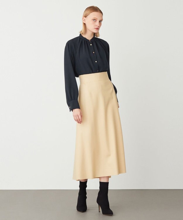 BEIGE， 【S-size】CORBY / フレアスカート Maize