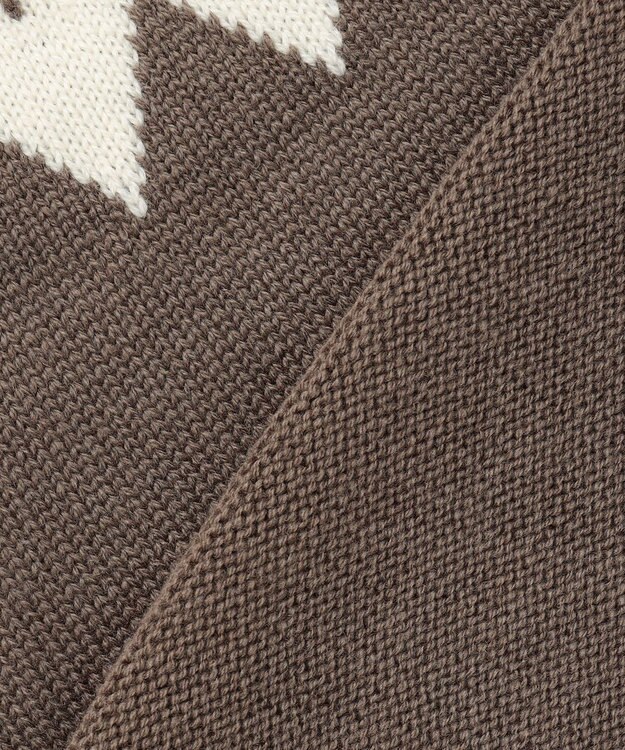 自由区 S フェアアイル ニット グレー系