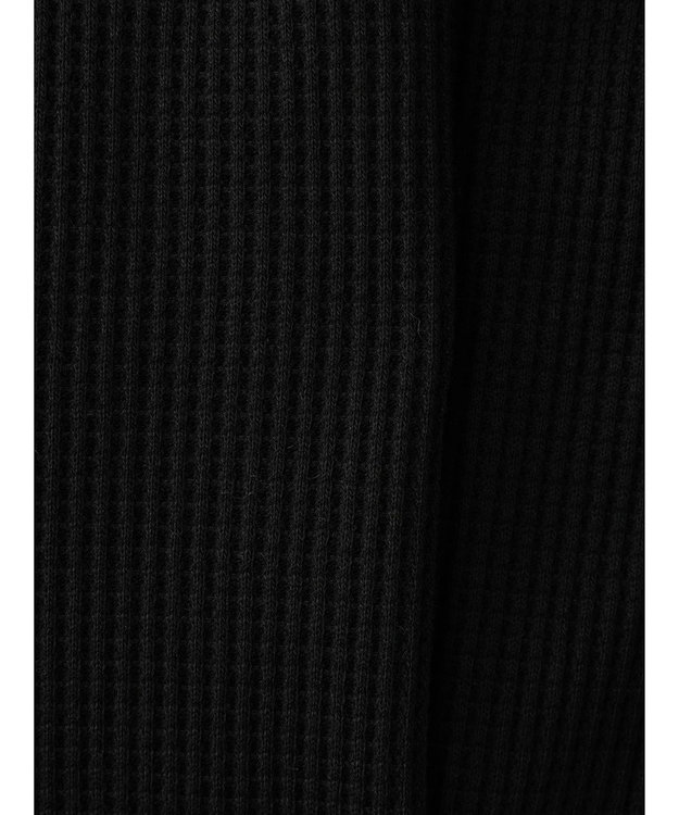 CRAFT STANDARD BOUTIQUE ワッフルレイヤード風プルオーバー Black