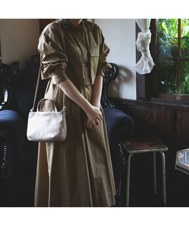 Regalo Felice 【触りたくなるソフトレザー】ミニショルダー / REGALO GYG(グレージュ)