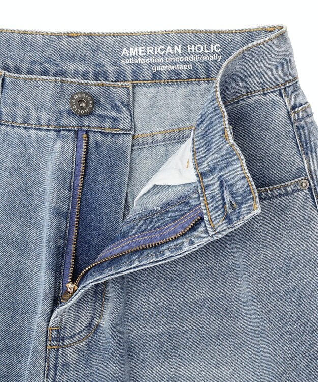 AMERICAN HOLIC バギーデニム Light Indigo