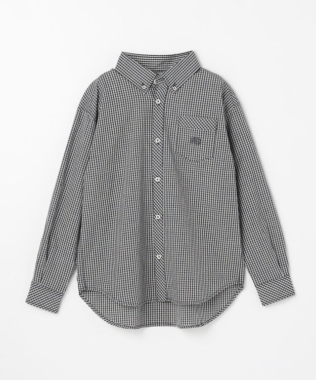 J.PRESS KIDS 【140-170cm】オックス チェックシャツ ネイビー系3