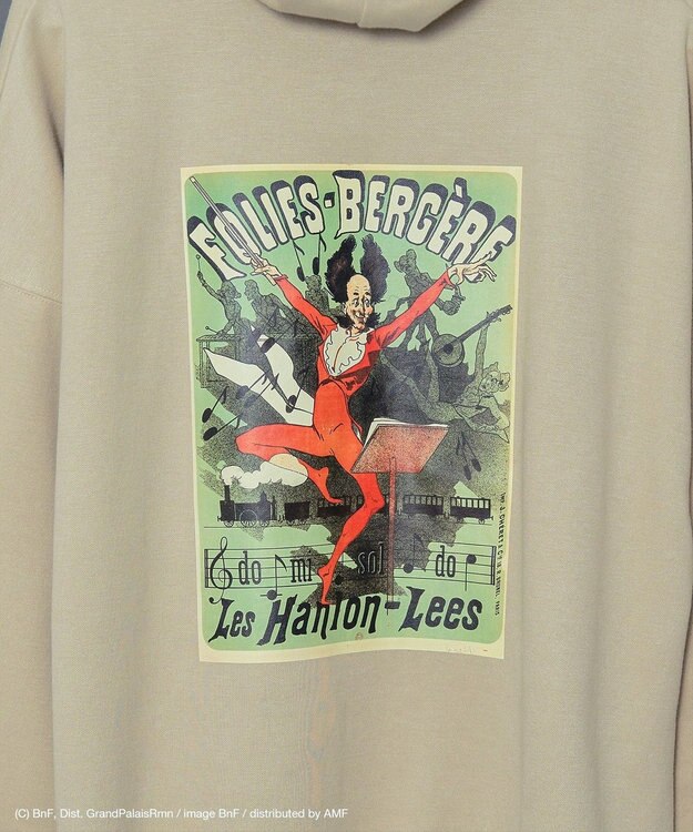 CRAFT STANDARD BOUTIQUE アートコラボ【ジュール・シェレ】パーカー Gray Beige