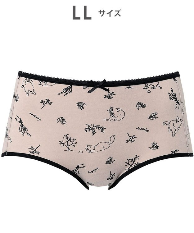 WACOAL ショーツ 【すそピタ】 裾がズレ上がりにくい 綿混(本体) レディース PPD245 /ワコール シナモンブラウン