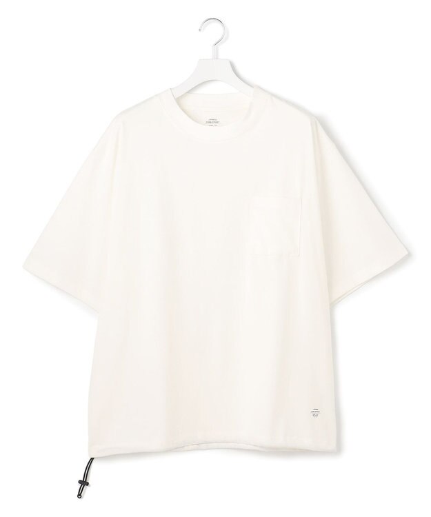 J.PRESS YORK STREET 【UNISEX】接触冷感 ポケットTシャツ ホワイト系