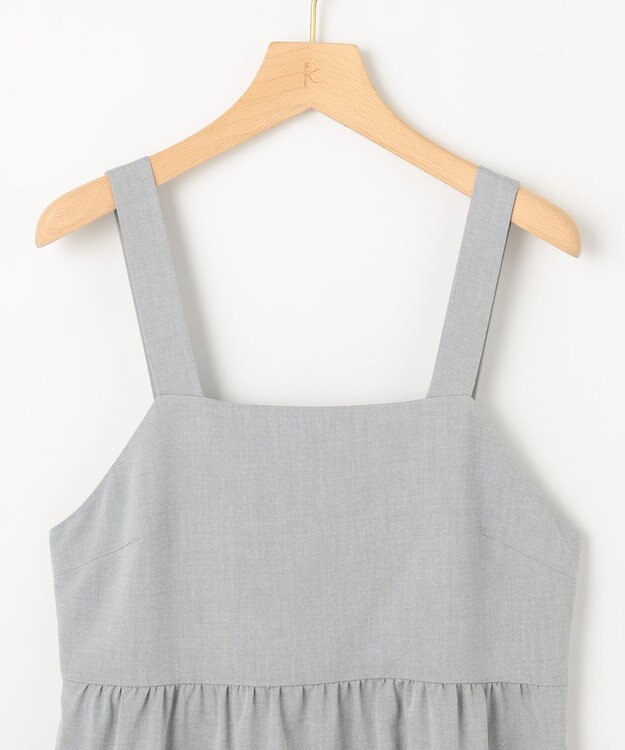 組曲 【WEB限定】ティアードワンピース ライトグレー系