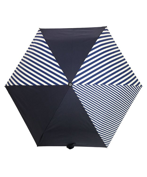 +RING 【簡単/便利】UNISEX 自動開閉式 折傘58cm NVY-STP T1238 紺