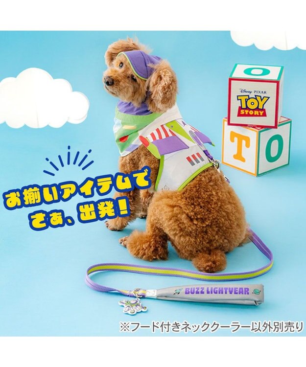 PET PARADISE ディズニー トイ・ストーリー バズ 保冷付き帽子 小型犬 パープル