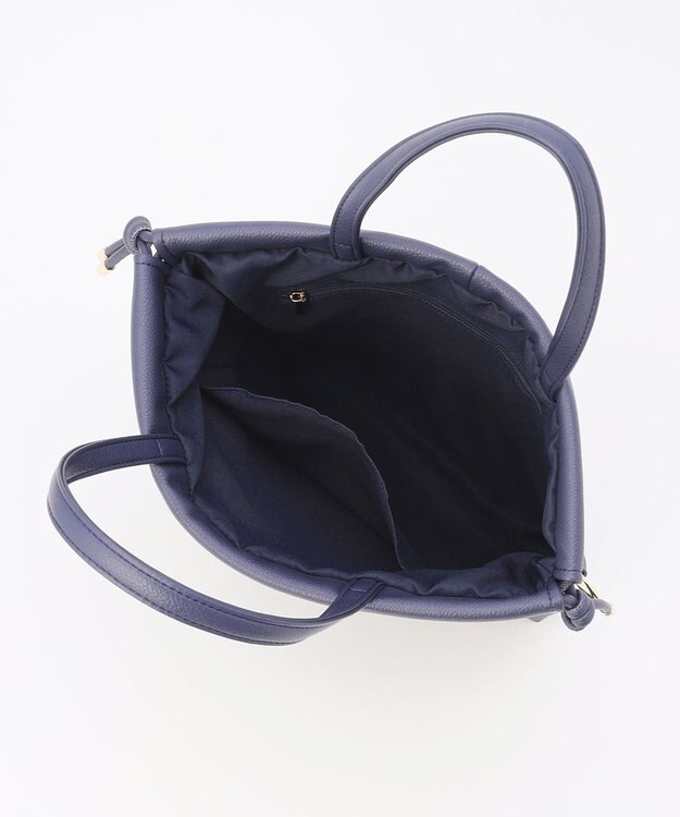 ANY 巾着バッグ ネイビー