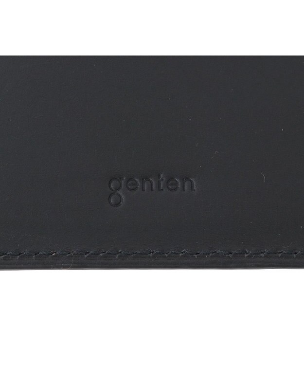 genten スクエアウォレット ラクダ革名刺入れ チャ
