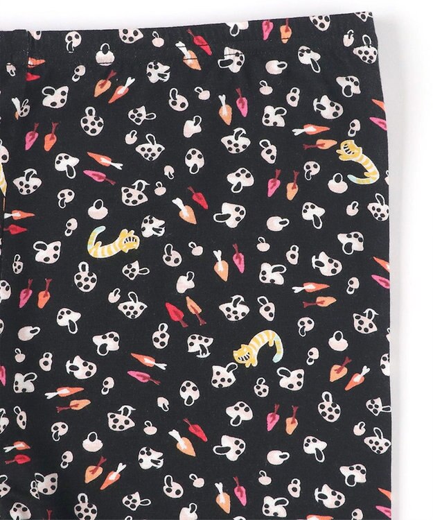 tsumori chisato SLEEP ツモリチサト ボトムス ベア天竺素材(本体) 長ズボン ルームウェア レディース UOX553/ワコール ブラック