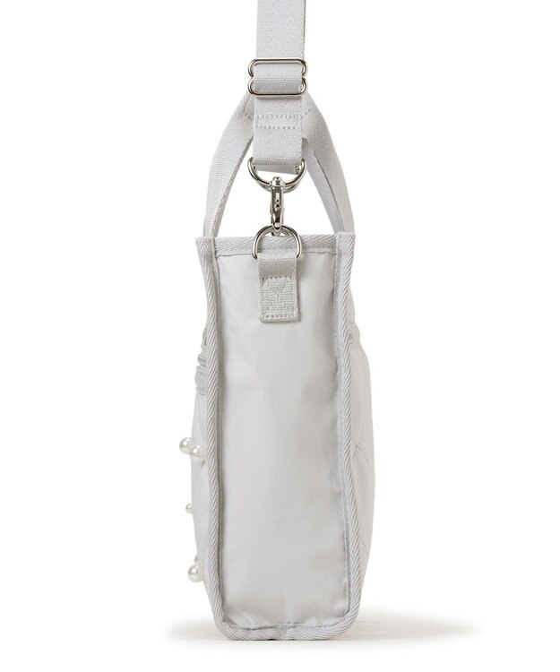 LeSportsac MINI N/S TOTE W/ PEARLS/ミストグレーパール ミストグレーパール