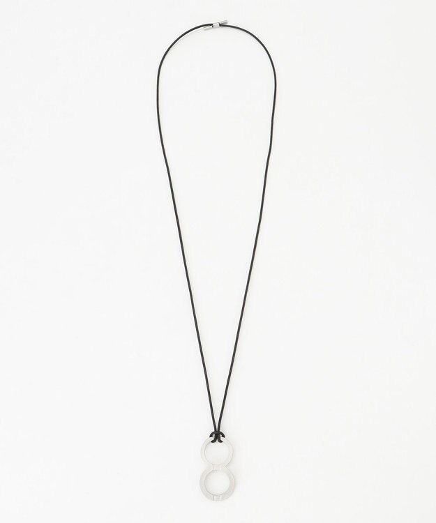 自由区 ダブルスカーフリング ネックレス マットシルバー