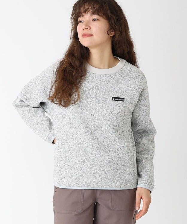 Columbia Columbia/ ウィメンズラヴェルリッジクルーネック /コロンビア Cool Grey Heather