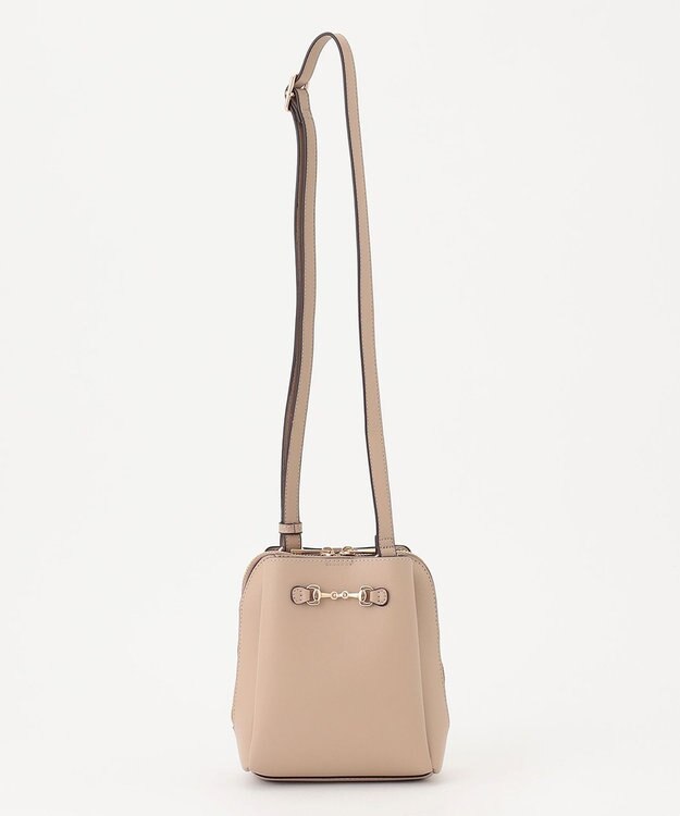 LA BAGAGERIE 【MONICA】ビット金具ショルダーバッグ ベージュ