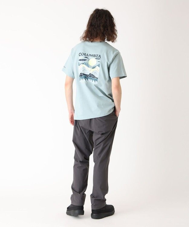 Columbia Columbia/ エクスプローラーズキャニオンバックショートスリーブティー /コロンビア Crushed Blue、 Peaks and Waves