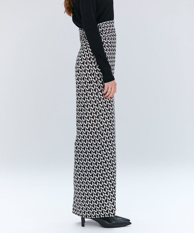 BEIGE， 【洗える】MODESTO / ジャージーストレッチIラインロングスカート Monotone