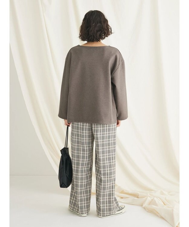 CRAFT STANDARD BOUTIQUE 圧縮ニットソープルオーバー Brown