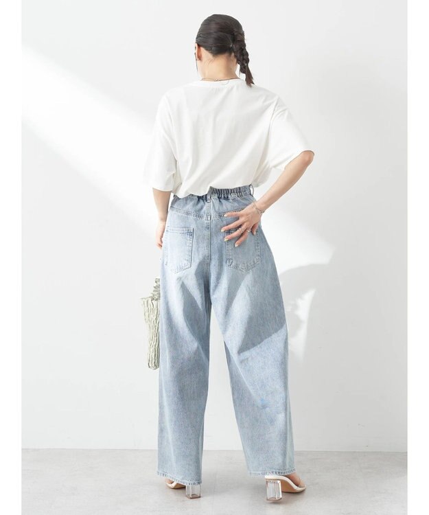 earth music&ecology ロゴソリッドＴシャツ Off White