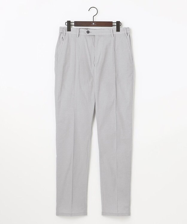 JOSEPH ABBOUD 【ウエストも伸びる/ECO撥水】アクティブレジャー パンツ ライトグレー系