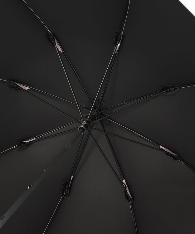 MOONBAT 【軽量】PAUL & JOE 晴雨兼用日傘 長傘 スウィンギングヌネット 一級遮光 遮熱 UV ペールピンク