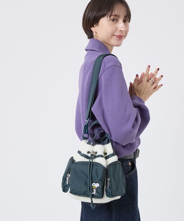 LeSportsac CONV DRAWSTRING CRSSBDY/ウォームハグコンバーティブルクロスボディ ウォームハグコンバーティブルクロスボディ