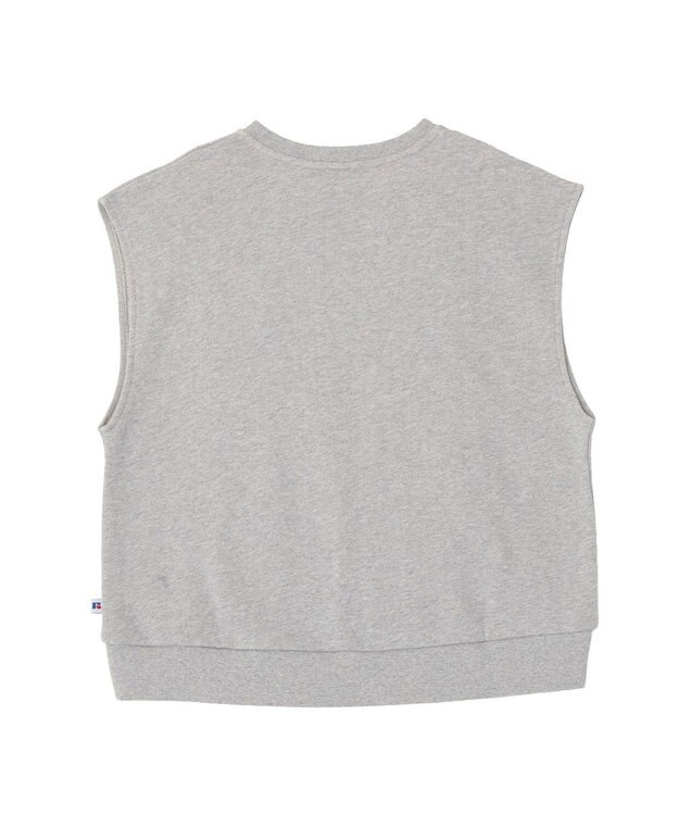 AMERICAN HOLIC 【RUSSELL】裏毛Vネックベスト Dark Gray Mixture