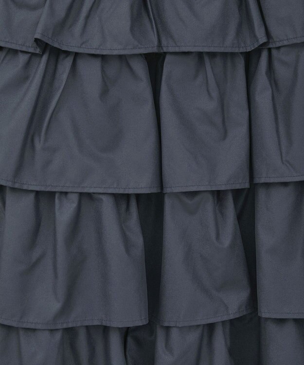 Green Parks ・ＳＵＧＡＲ　ＳＰＯＯＮ　レザーライクティアードスカー Navy