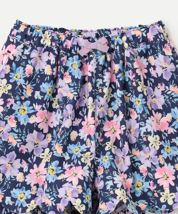 ANY KIDS 水陸両用 総柄 ショートパンツ 大花柄