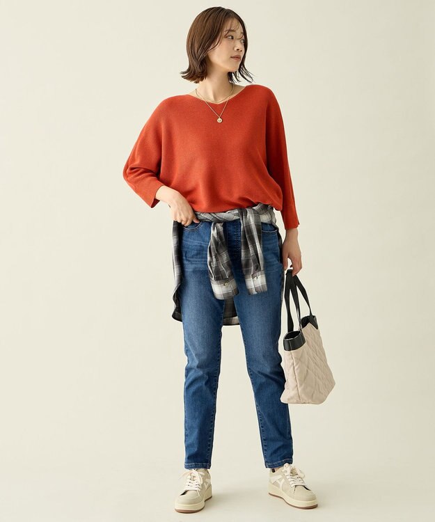 ANY キルティングトートバッグ ベージュ