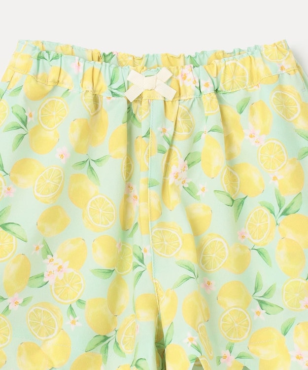 ANY KIDS 水陸両用 総柄 ショートパンツ レモン柄