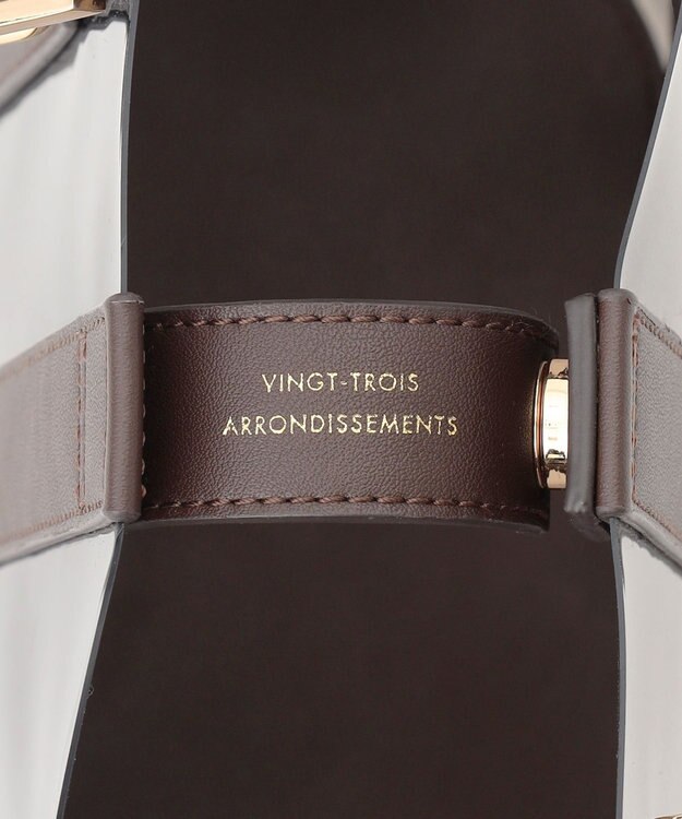 23区 【Oggi8月号掲載】クリア ミニ ショルダーバッグ ダークブラウン系