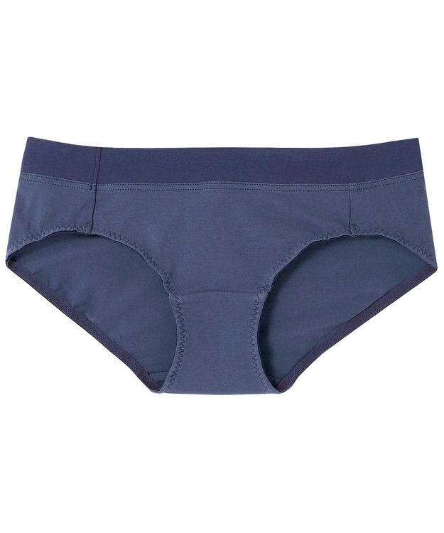 une nana cool 綿ベア天竺 カラーブロッキング ショーツ BU