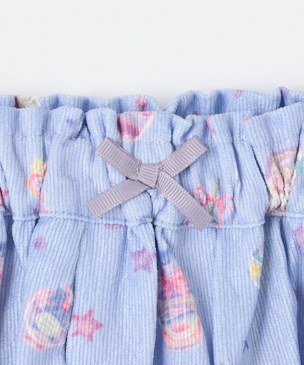 ANY KIDS マジカルキャットフレアスカート サックスブルー