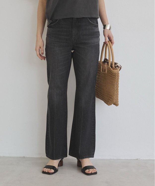 WEGO 【ANGIE VINTAGE/SMLサイズ展開】ブーツカットデニムパンツ ブラックその他