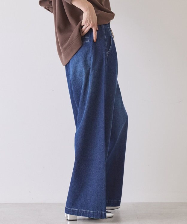 AMERICAN HOLIC イージーデニムワイドパンツ Indigo