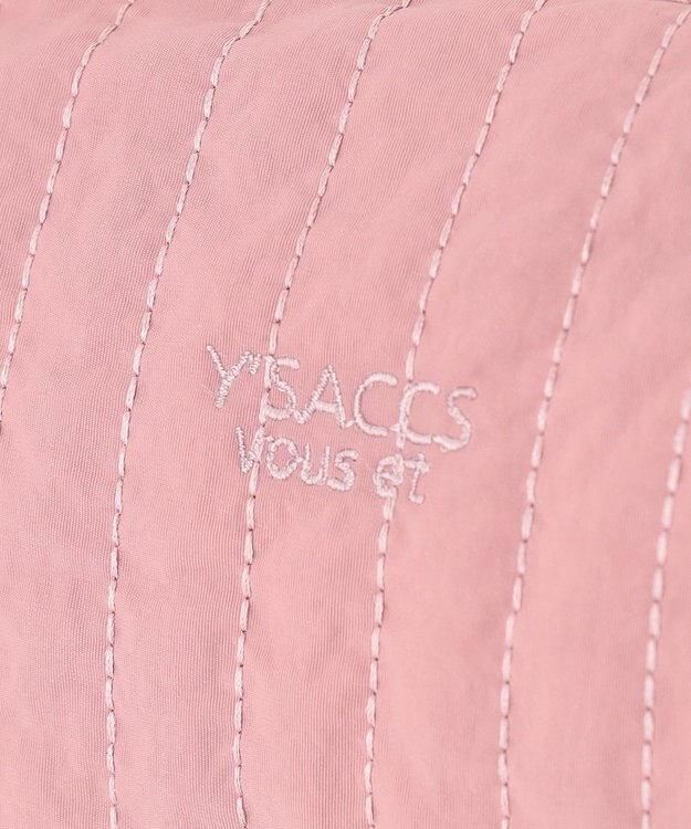 Y'SACCS 【Y’SACCS vous et】ギャザーショルダーヌビバッグ ダークピンク