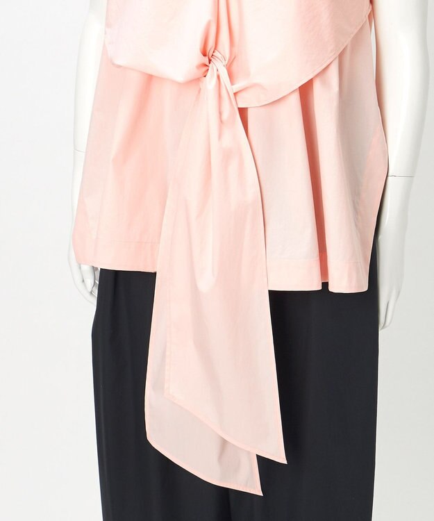 23区 【GOLD LABEL】タイプライターバイオ リボン ブラウス ピンク系