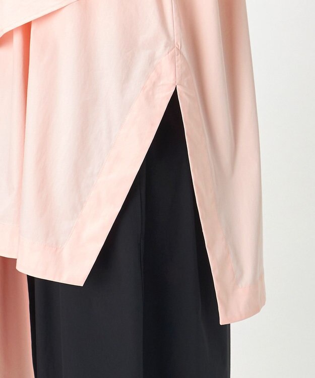 23区 【GOLD LABEL】タイプライターバイオ リボン ブラウス ピンク系