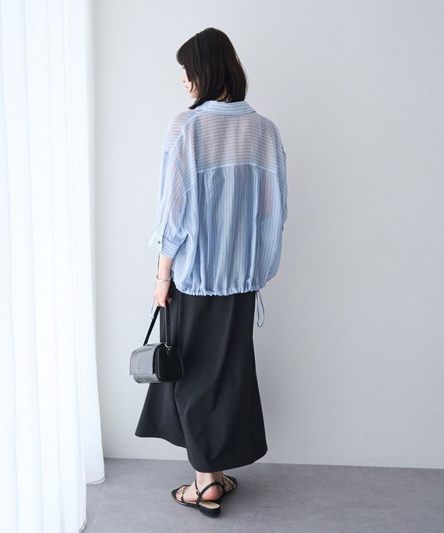 YECCA VECCA 【2点SET】ミリタリーシアーシャツセットキャミワンピース Charcoal Gray