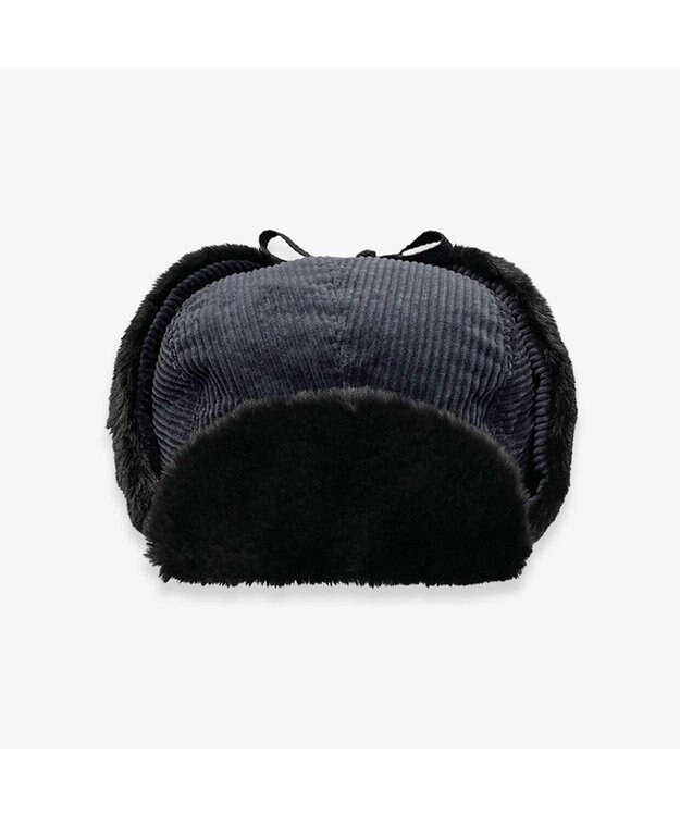 林八百吉商店 un chapeau  コーデュロイアビエイター ブラック