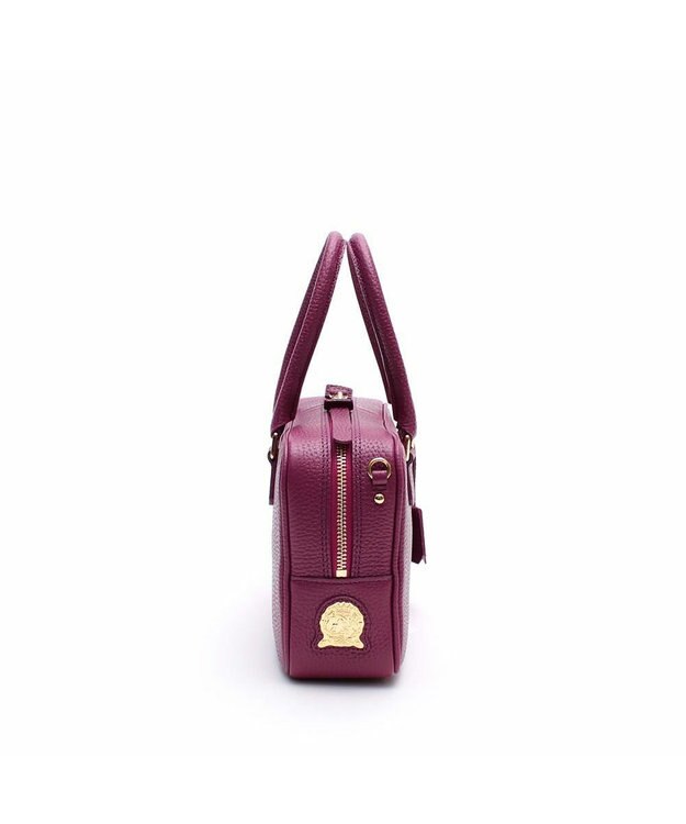 A.D.M.J. 【牛革】ボストン23cm ダークピンク