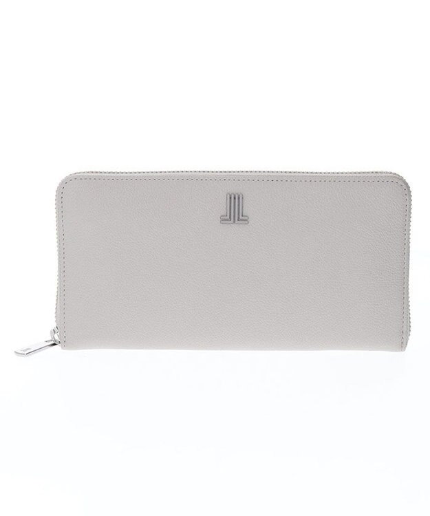 LANVIN en Bleu カリヨン ラウンド長財布 ライトグレー