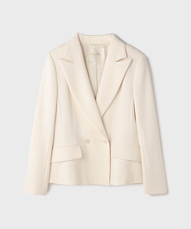 GRACE CONTINENTAL トリアセコンシャスジャケット キナリ