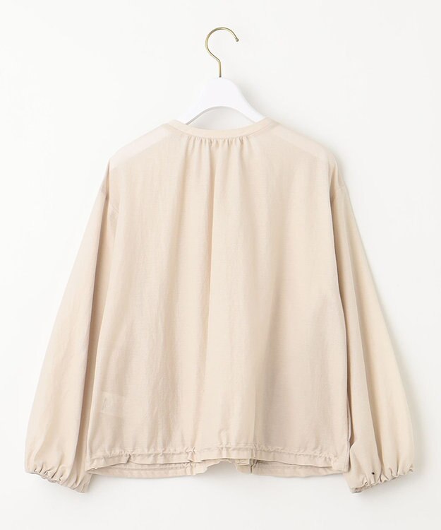 ANY SIS 【洗える】シアーライト ブルゾン ベージュ