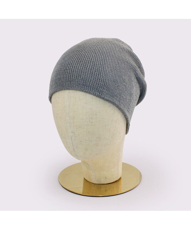 ATRENA 【日本製】FISラメニットビーニー グレー