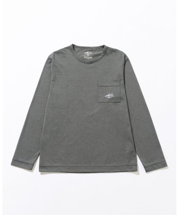 JOSEPH ABBOUD MOUNTAIN 【リサイクルポリエステル使用】37.5リサイクル天竺 Ｔシャツ グレー系
