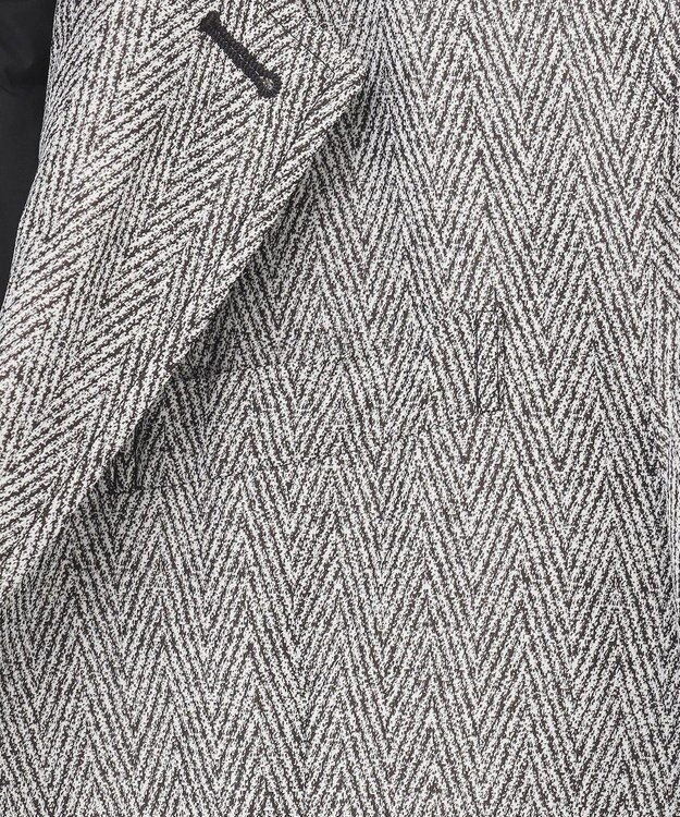 JOSEPH ABBOUD 【撥水/ダウン/ライナー取り外し可能】インターレースヘリンボン コート ライトグレー系7